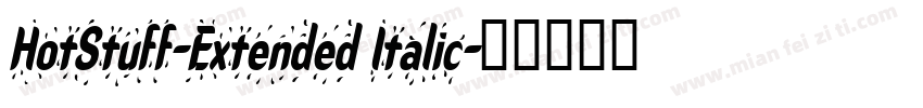 HotStuff-Extended Italic字体转换